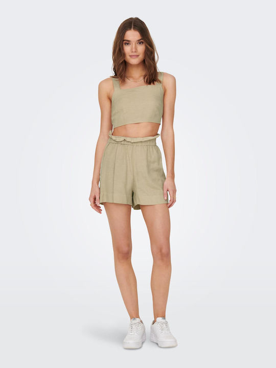 Only Oxford Bluza Damă Crop Top De Vară Din Bum...