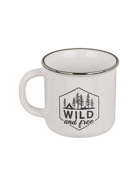 Travel Tasse Emaille Wild and Free 1Stück