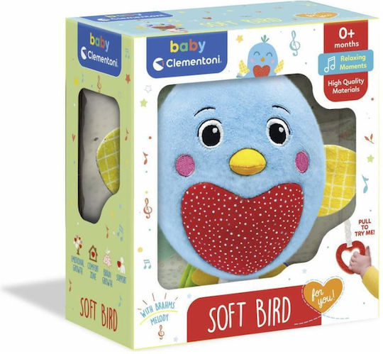 Baby Clementoni Pendant Toy for Car with Music Music Soft Bird for 0++ Months