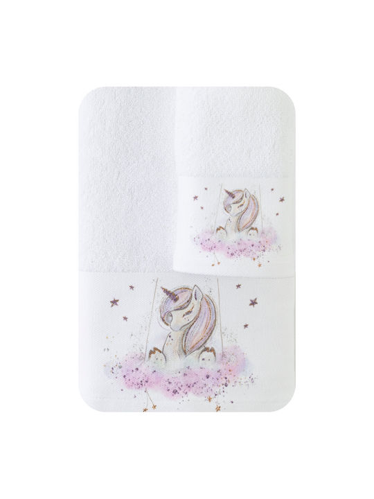 Borea Set of baby towels 2pcs Cloud White 002901071141