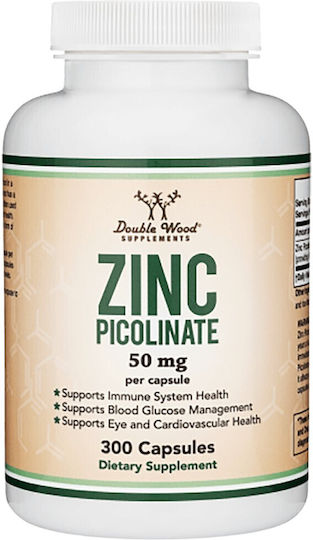 Double Wood Zinc Picolinate 50mg 300 Mützen
