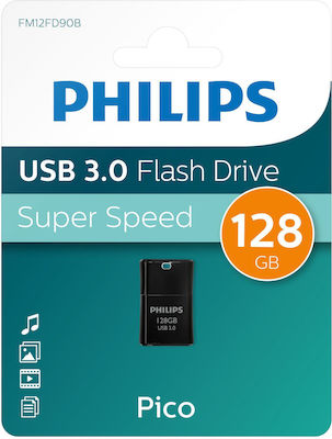 Philips Pico 128GB USB 3.0 Stick Negru