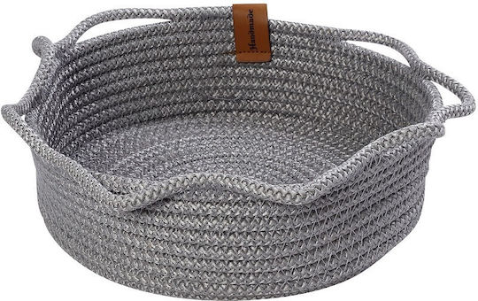 Espiel Bread Basket Fabric Gray 20x20x6cm
