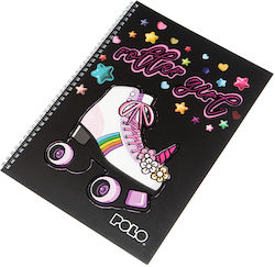 Polo Spiral Notebook Ruled A4 60 Sheets 2 Subje...