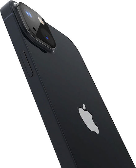 Techsuit Προστασία Κάμερας Tempered Glass Μαύρο για το iPhone 14 / 14 Plus