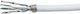 LogiLink S/FTP Cat.7 (10Gbps) Καλώδιο Δικτύου Ethernet χωρίς ακροδέκτες 50m Λευκό