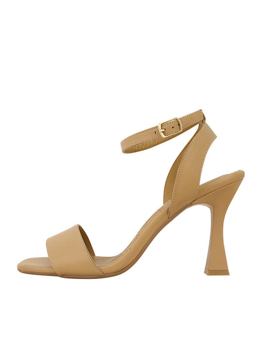 Salz Leather Sandals Camel