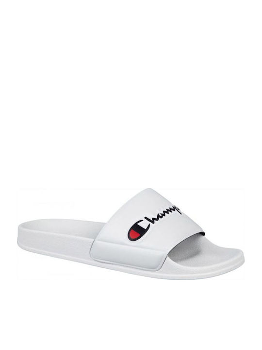 Varsity Slides mit Plattformen in Weißes Farbe