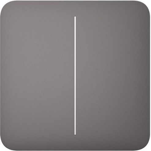 Ajax Systems Solo Button Lichtschalterplatte in Gray Farbe BUT.079
