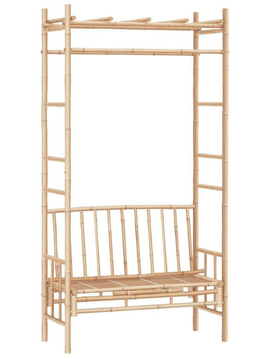 Παγκάκι Εξωτερικού Χώρου Μπαμπού 116x52x220cm