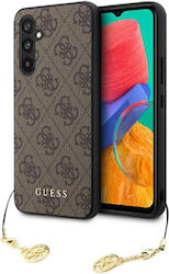 Guess 4G Charms Umschlag Rückseite Synthetisch Braun (Galaxy A54) GUHCSA54GF4GBR