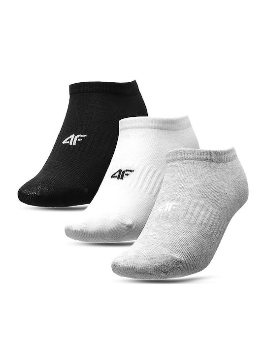 4F Kids' Ankle Socks Multicolored 3 Pairs