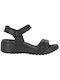 Piccadilly Women's Sandals with Ankle Strap Black