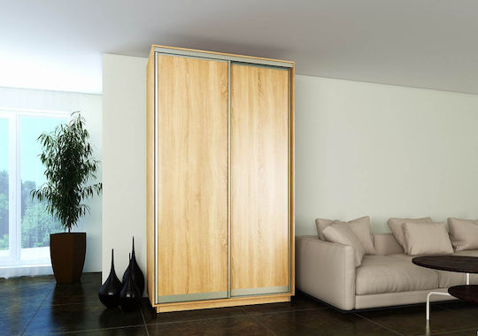 Doppeltür Kleiderschrank Schieben Diamont 150x60x220cm