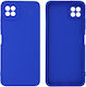 Ancus Umschlag Rückseite Silikon 2mm Blau (Galaxy A22 5G)
