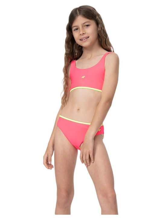 4F Kinder Badeanzug Bikini Orange