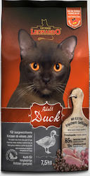 Leonardo Adult Duck Dry Food for Adult Cats with Chicken / Duck / Rice 7.5kg