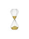 Click Office Hourglass Decoration from Glass 8x8x19cm in Transparent color