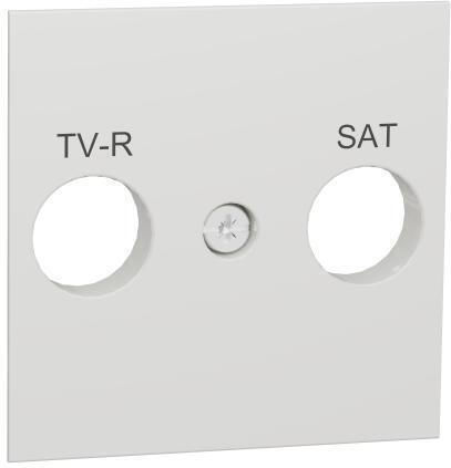 Schneider Electric New Unica TV-Antenna Front Plate Switch White NU944118
