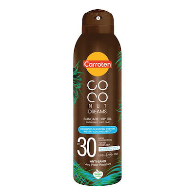 Carroten Coconut Dreams Sunscreen Lotion for the Body SPF30 in Spray 150ml