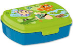 Into the Forest Kids Lunch Plastic Box Multicolour L17xW12xH6cm