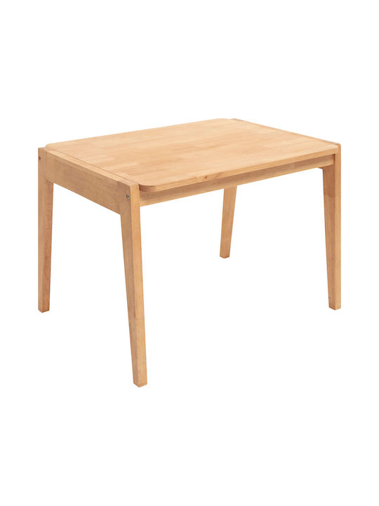 Kids Table made of Wood Brown