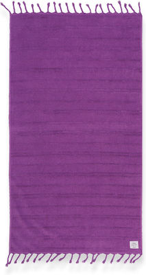 Nef-Nef Expression Strandtuch Pareo Mauve mit Fransen 160x80cm. 033058