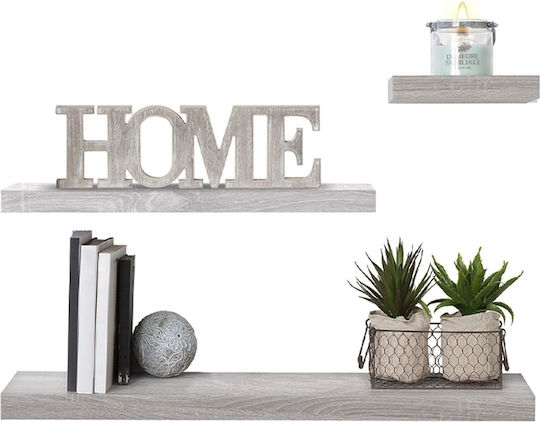 Shelf Wall Gray 60x23.5x3.8cm