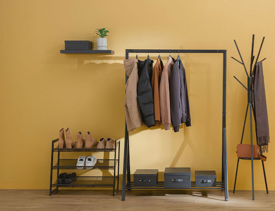 Shelf Wall Black 60x23.5x3.8cm