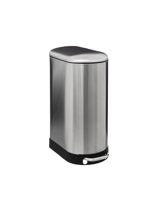 5Five Ariane Waste Bin Waste made of Stainless Steel with Pedal Silver 30lt 1pcs
