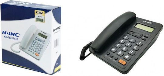 KX-T8207 Corded Phone Office for Elderly Black KX-T8207