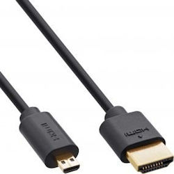 InLine HDMI male - micro HDMI male InLine HDMI male - micro HDMI male