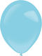 Set of 50 Balloons Latex Blue 35cm Caribbean Blue