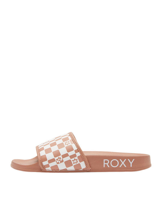 Roxy Slippy Iv Slides σε Ροζ Χρώμα