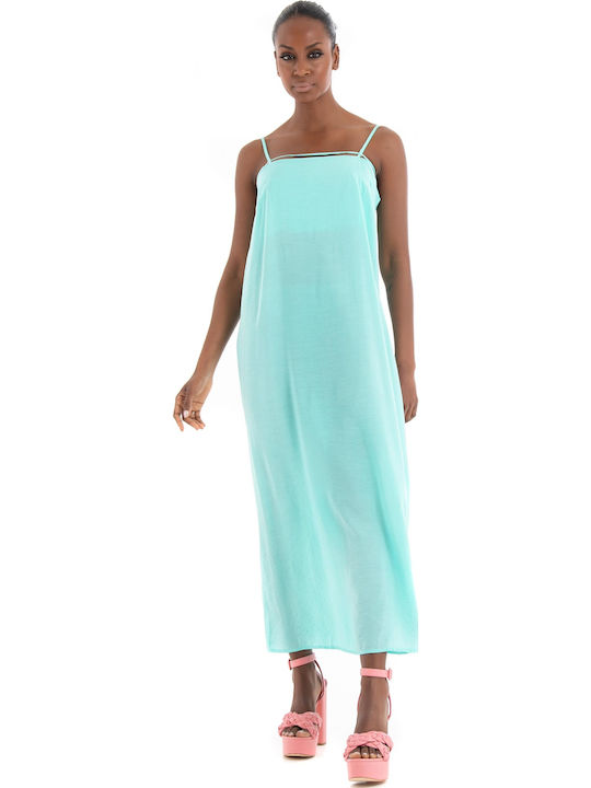 Summer Midi Dress Light Blue
