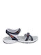 Leather Women's Sporty Grey Sandals