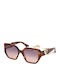 Guess Women's Sunglasses with Brown Tartaruga Horn-Rimmed Frame and Grey Gradient Lens GU7892 52B