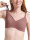 Microfibre 2.0 Frauen Sport-BH Braun