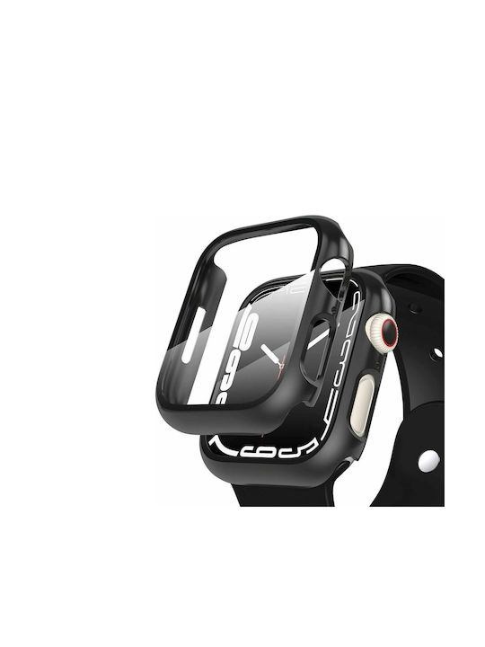 360 Пластмасов Калъф със Стъкло в Черен цвят за Apple Watch 38мм 360 Пластмасов Калъф със Стъкло в Черен цвят за Apple Watch 38мм