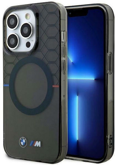 BMW Pattern Magsafe Back Cover Σιλικόνης Γκρι (iPhone 14 Pro Max)