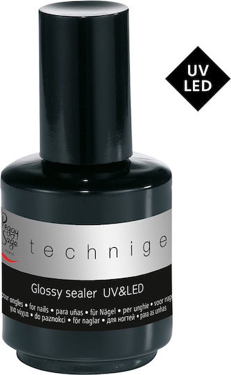 Peggy Sage Professional Technigel Hochglanz Versiegelung Top Coat für Gel 15ml