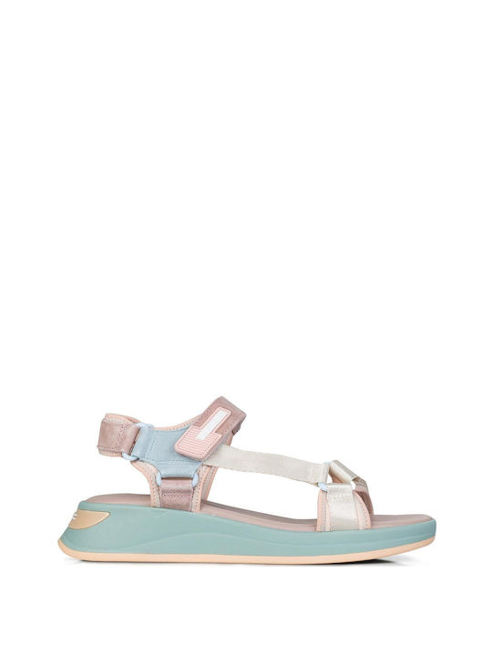 Hoff Lanai Leather Women's Flat Sandals Sporty in Pink Color 12208007