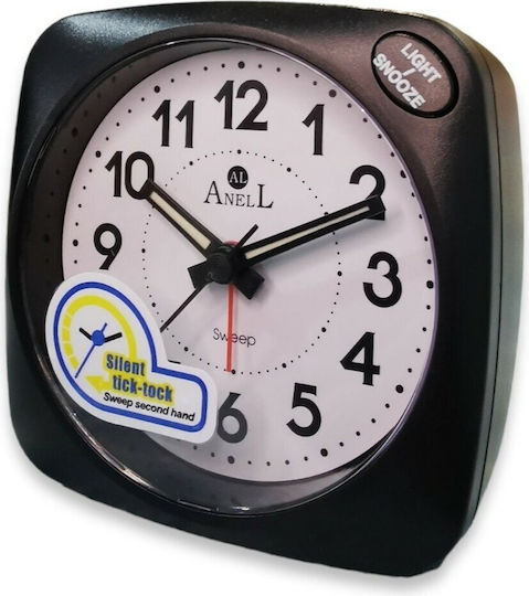 Anell Tabletop Clock with Alarm SR861SP-B Anell Tabletop Clock with Alarm SR861SP-B