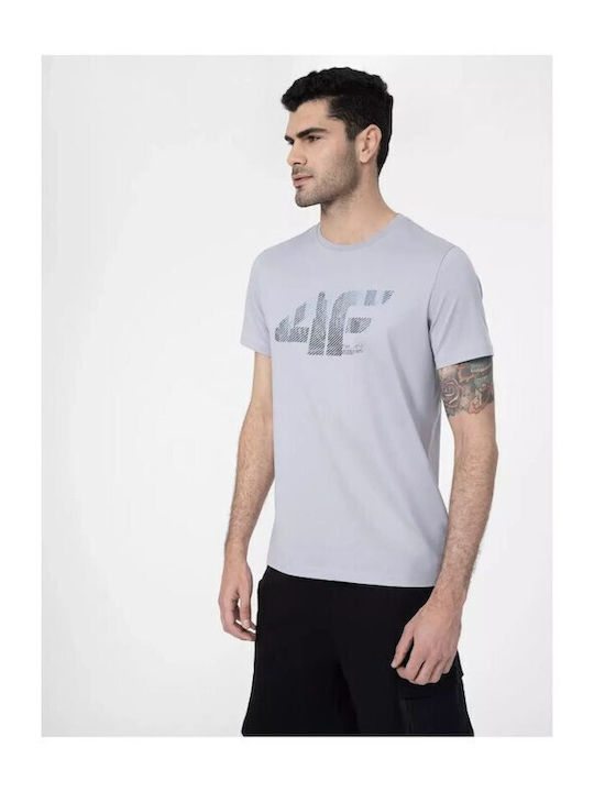 4F Men's Short Sleeve T-shirt Gray