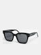 The Glass of Brixton Women's Sunglasses with Black Plastic Frame and Gray Lens BS206 00
