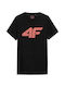 4F T-shirt Black