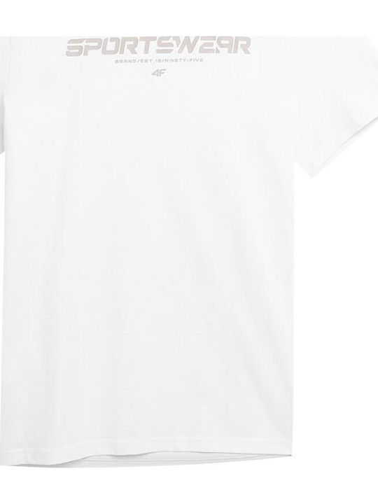 4F T-shirt Λευκό