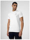 4F Men's Short Sleeve T-shirt White