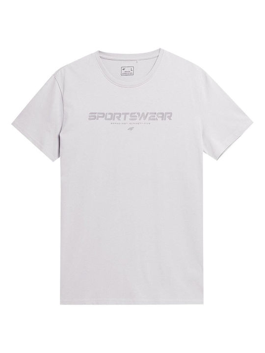 4F Men's Short Sleeve T-shirt White