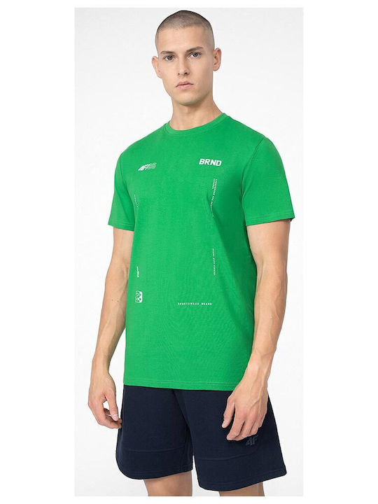 4F Tricou pentru bărbați cu mâneci scurte Verde